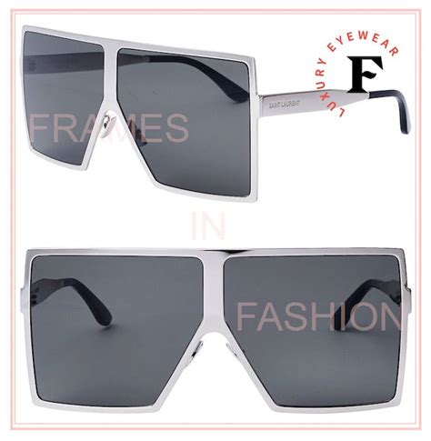 ysl betty sunglasses 182|SAINT LAURENT Betty SL182 Sunglasses Silver .